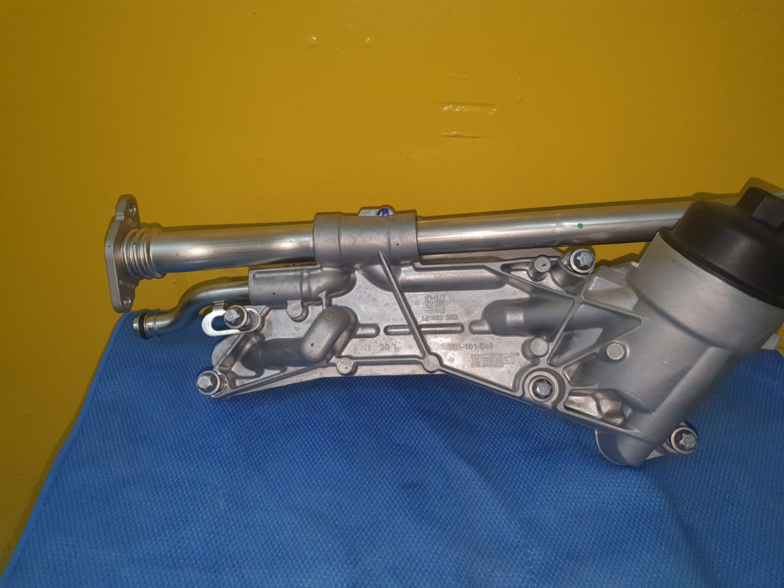 CRUZE YAĞ SOĞUTUCU A16XER ASTRA J İNSİGNİA ASTRA H B16XER F1614 KOMPLE CONTALI (5650364)(25199751)